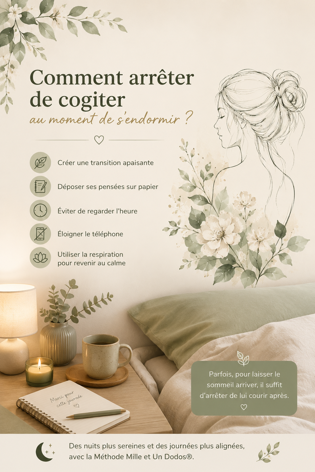 Comment arrêter de cogiter au moment de s'endormir ?