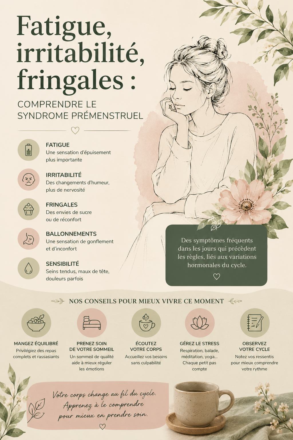 Fatigue, irritabilité, fringales : comprendre le SPM