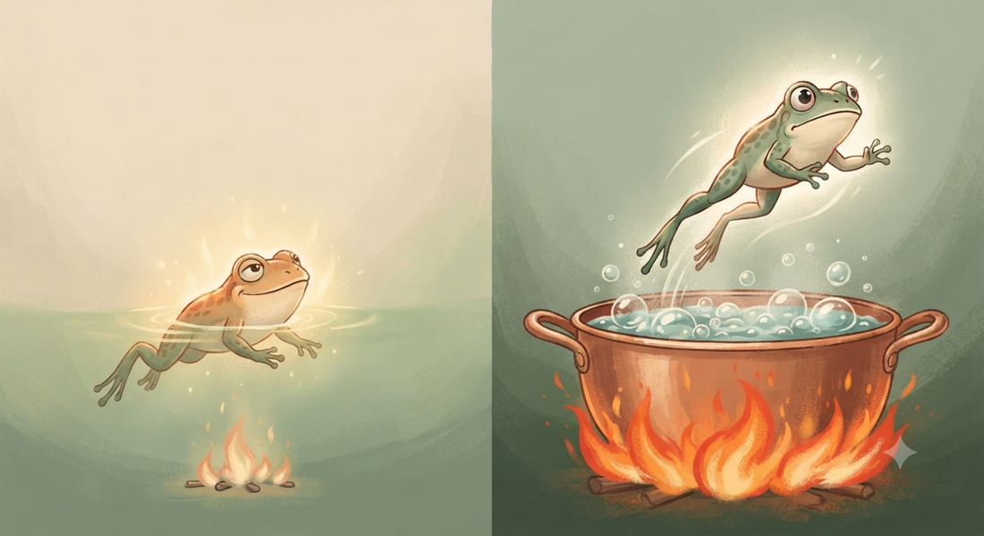 La grenouille et la marmite : Comprendre et prévenir le burn-out