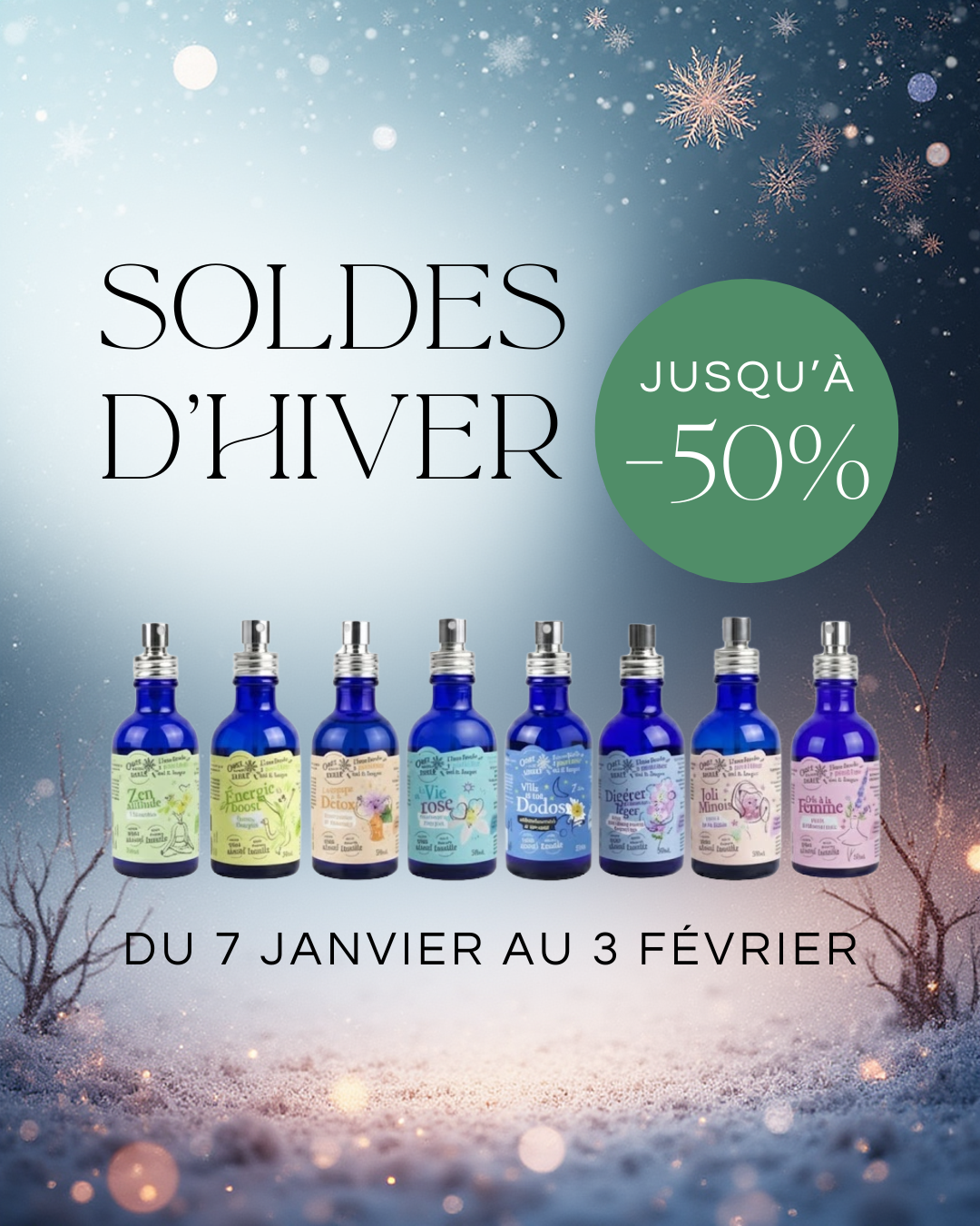 Soldes -50% Hydrolats Bio France | Osez Votre Santé