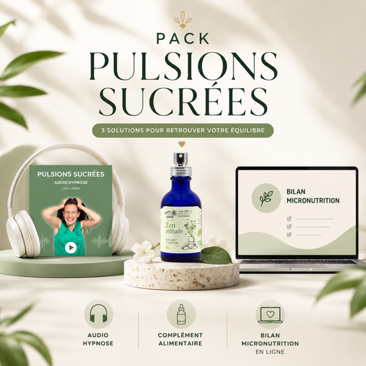 Pack Pulsions Sucrées – Hypnose, Bilan & Zen Attitude